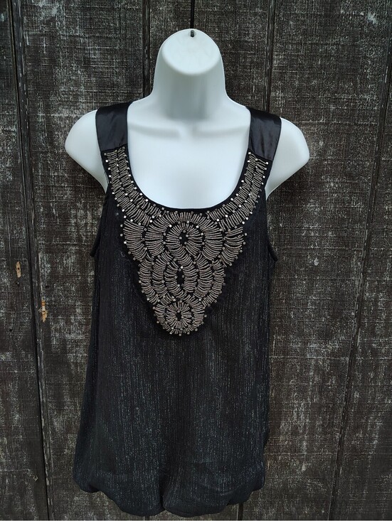 Vanity Tops - Premium Vanity Collection Beaded Tank Top